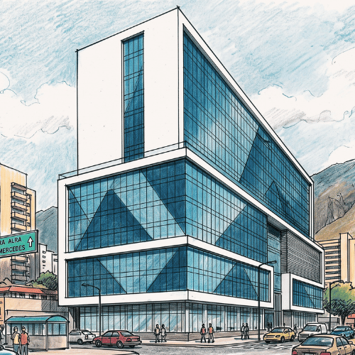 Fachada de la Embajada de México en Venezuela, Caracas