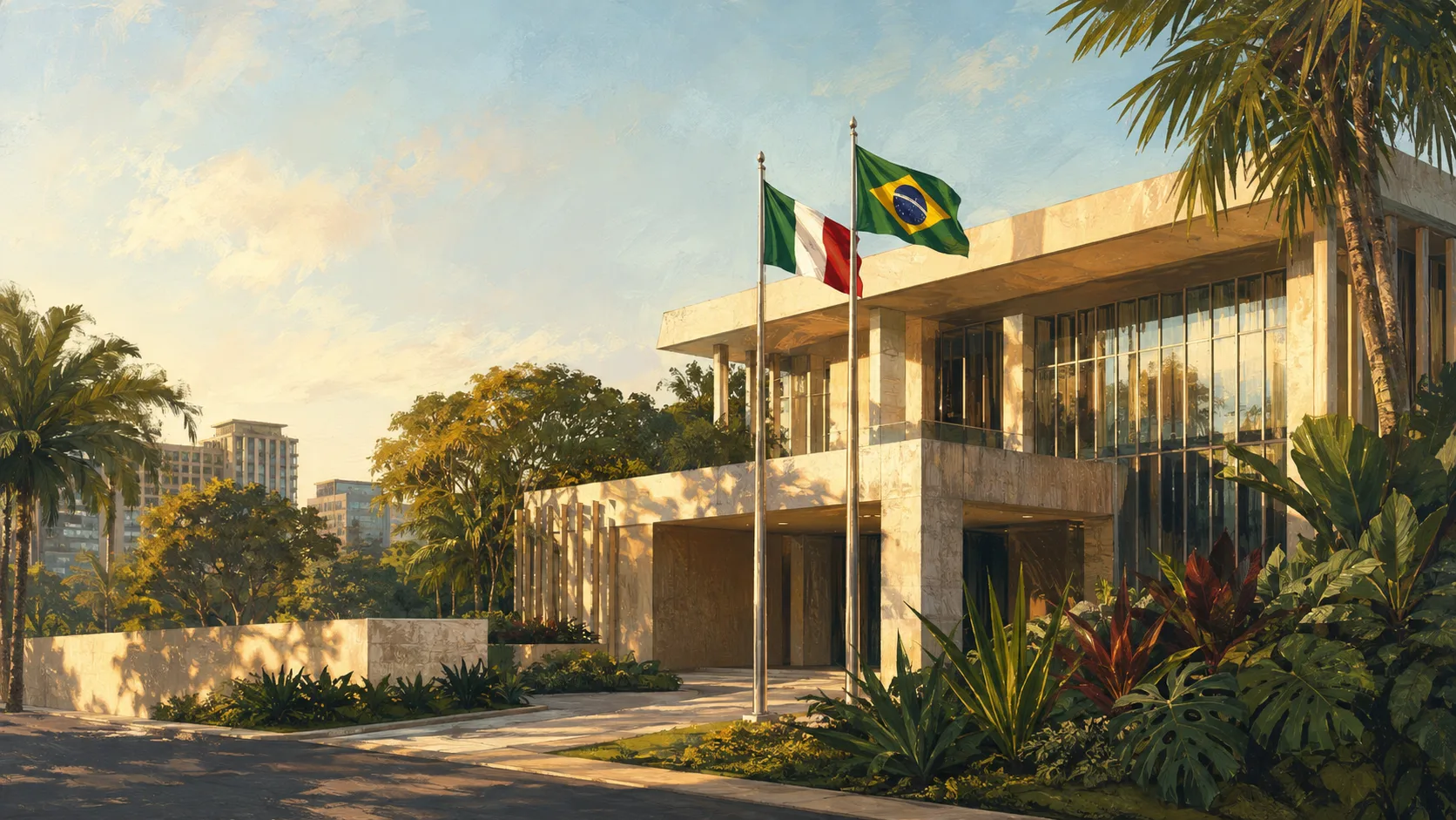 Sección Consular de la Embajada de México en Brasilia, Brasil