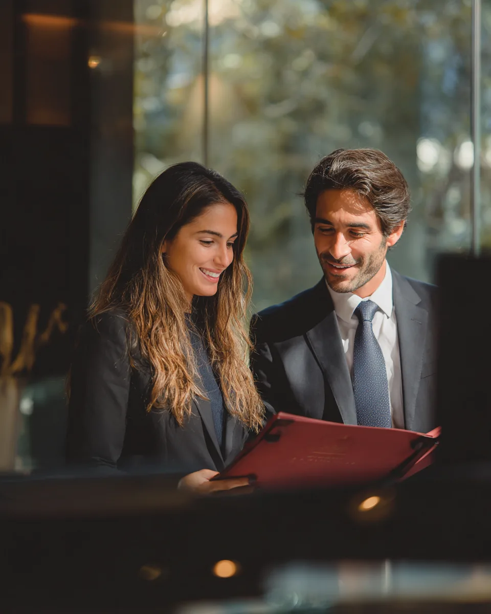 Empresa revisando contratación y trámite de visa de trabajo de talento extranjero
